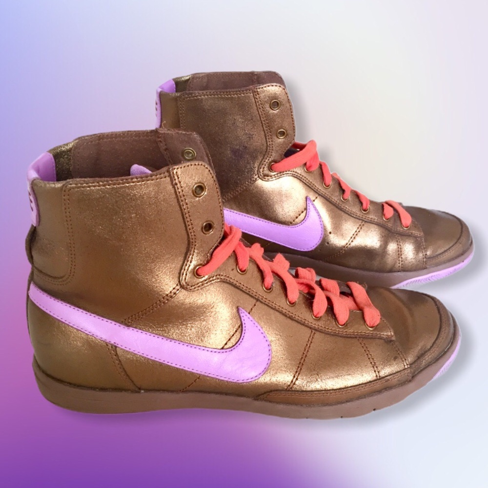 💥Nike Blazer Mid Retro Vintage | Bronze & Purple